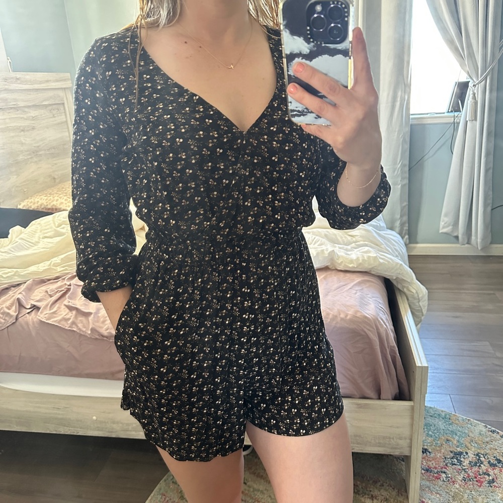 American Eagle Flower Romper